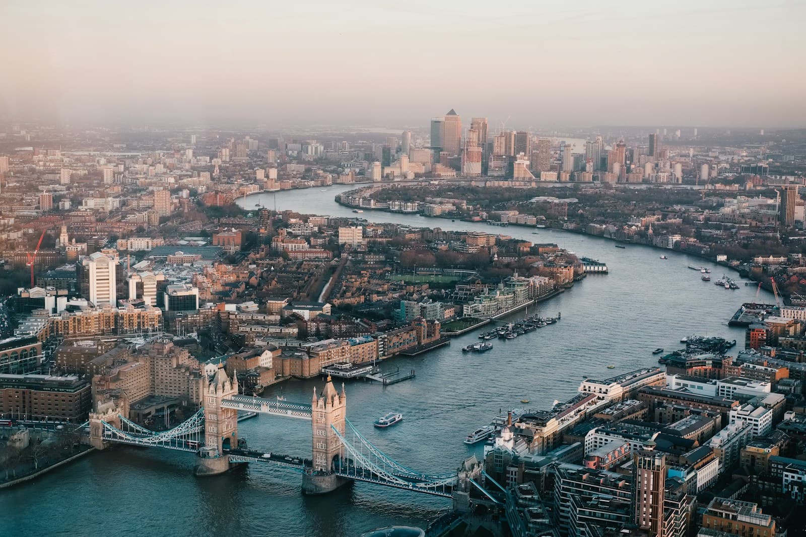 La skyline de Londres et la Tamise